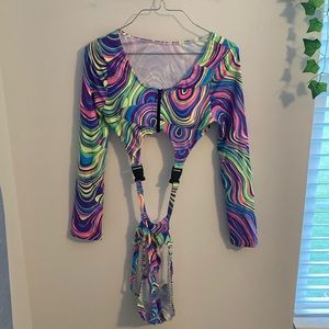 SHEIN One piece cutout bathing suit